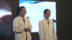 Here is how we create the artificial skin | Jenna Wong 黃安恩 & Clarissa Yung 容幸之 | TEDxYouth@HongKong 